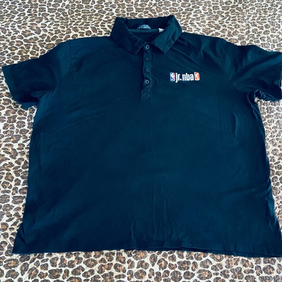 NBA Other - JR NBA Black Short Sleeve Polo XL